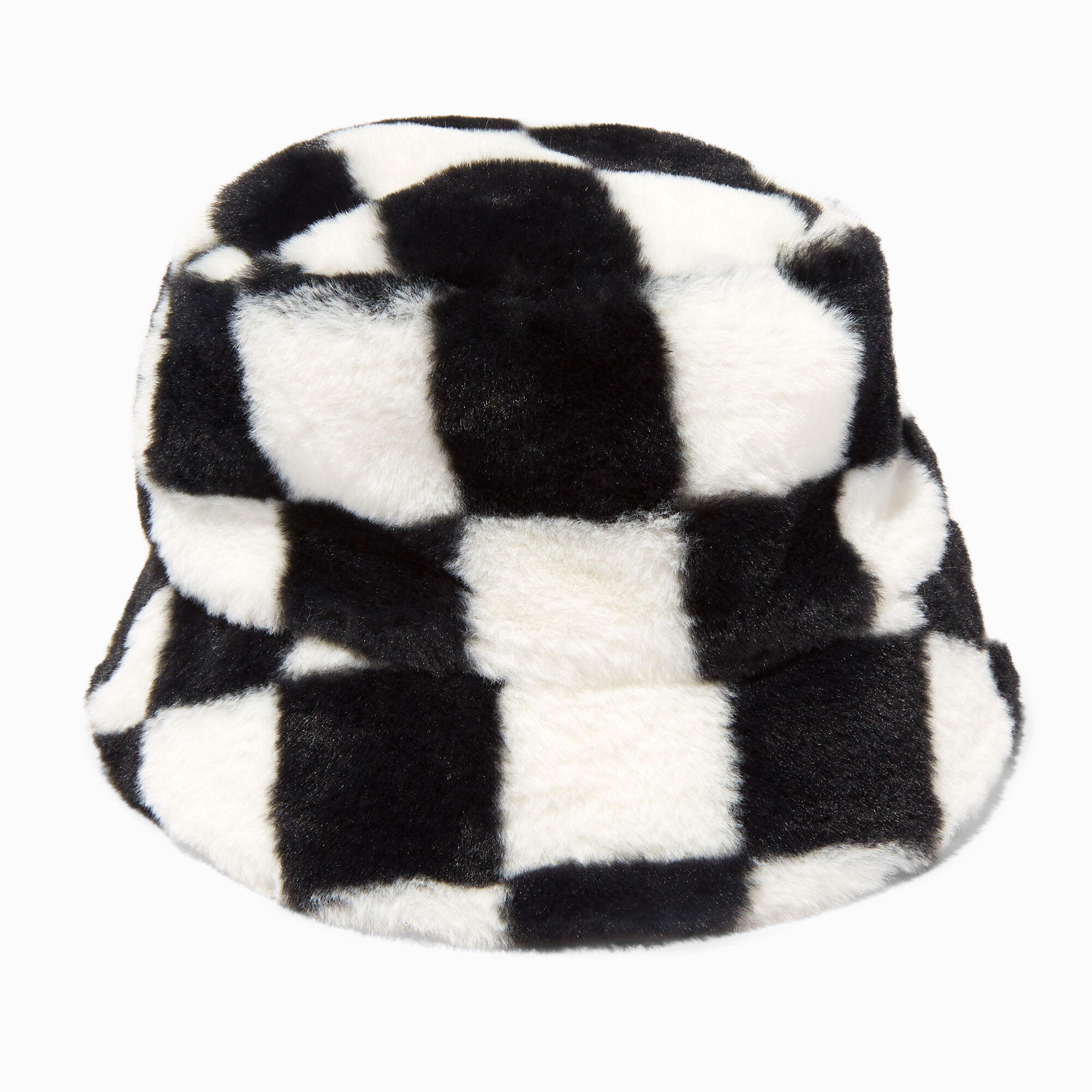 Black and white checkered bucket hat new arrivals