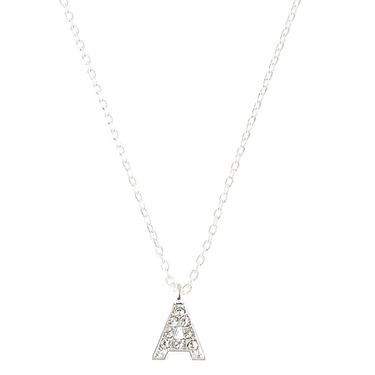 "A" Initial Pendant Necklace,