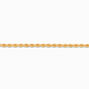 Icing Select18k Yellow Gold Plated Twisted Rope Chain Anklet,