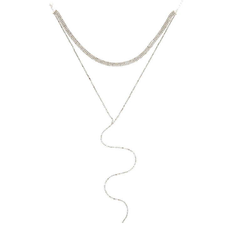 Embellished Layered Choker Necklace,