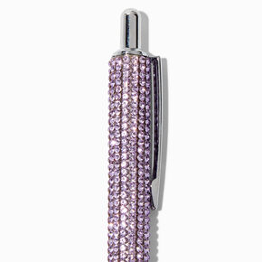 Lavender Crystal Studded Pen,