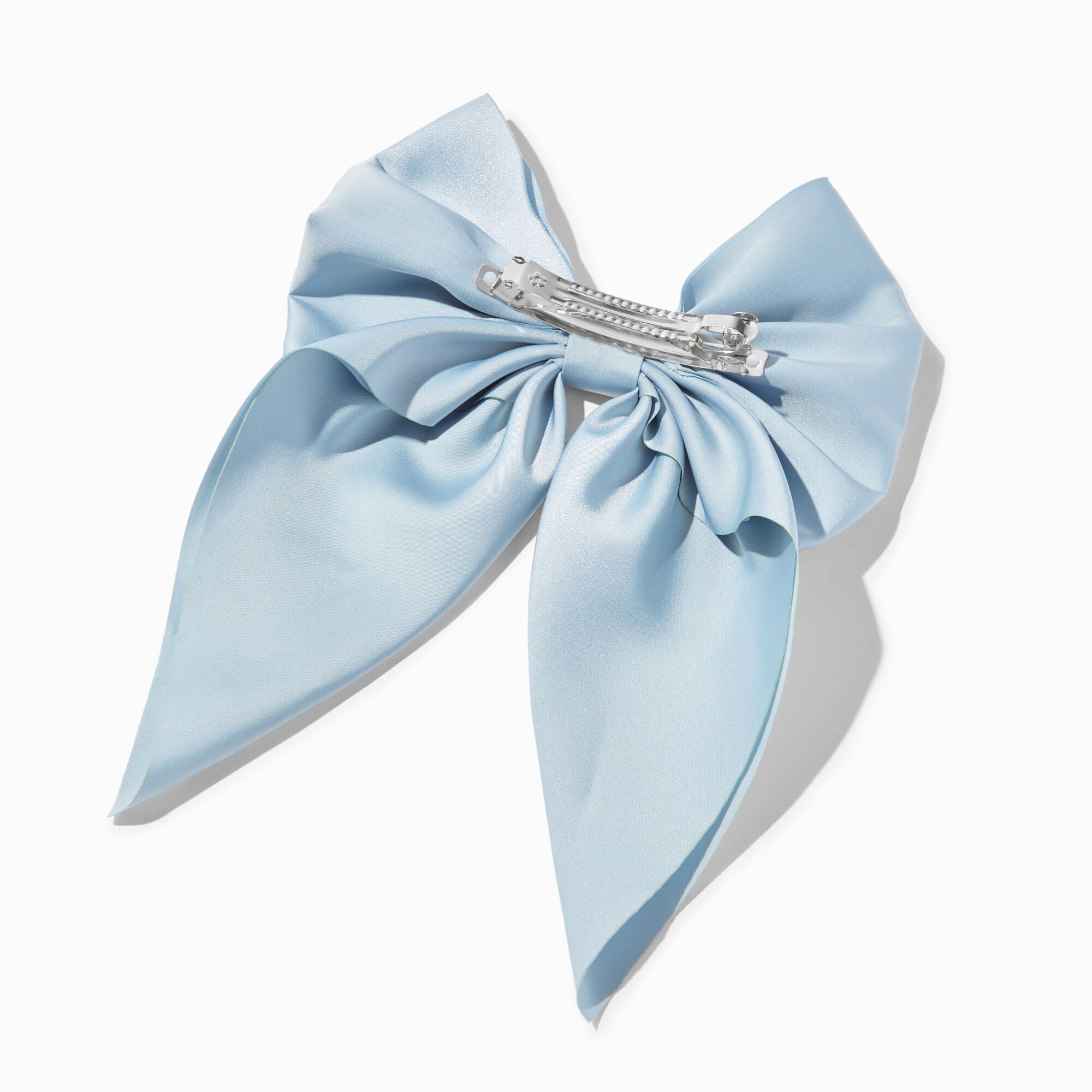 Satin ribbon sale hair clips