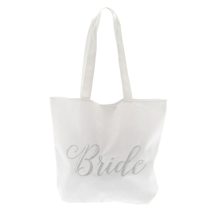 Bride Tote Bag - White,