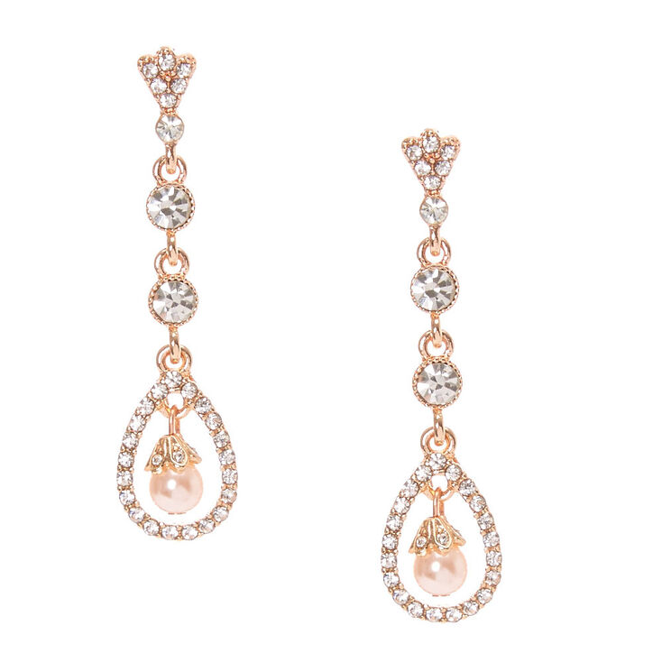 Blush Pearl Drop Earrings,