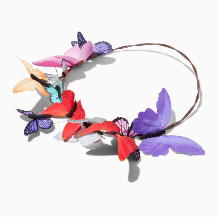 Rainbow Bright Butterfly Headwrap,