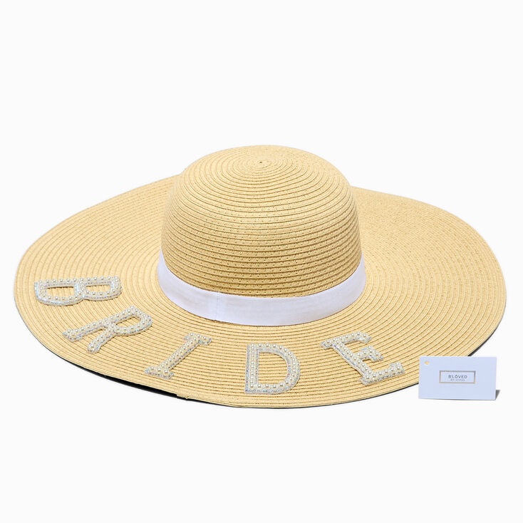 Preal &amp; Crystal Bride Woven Hat,