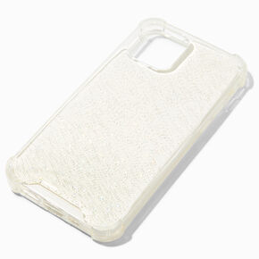 Clear Glitter Protective Phone Case - Fits iPhone&reg; 12/12Pro,