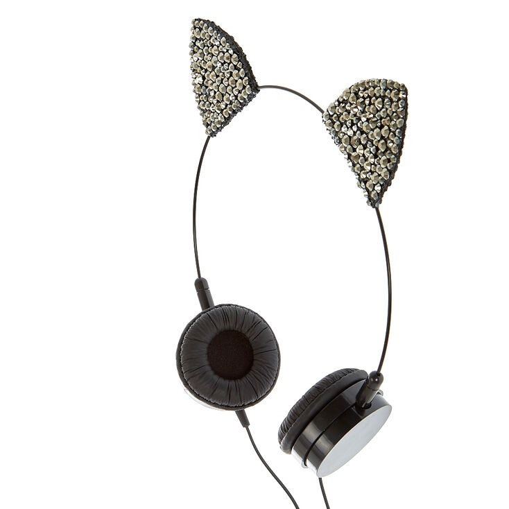 Hematite Cat Ear Headphones,