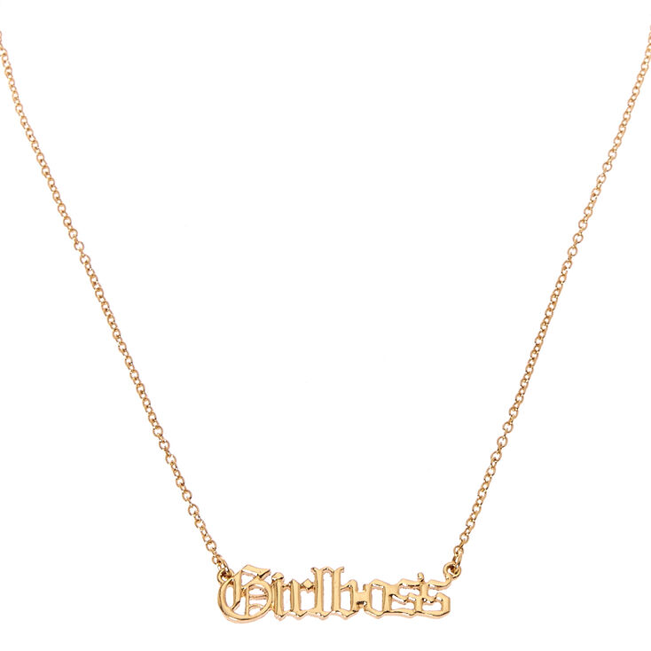 Girl Boss Necklace,