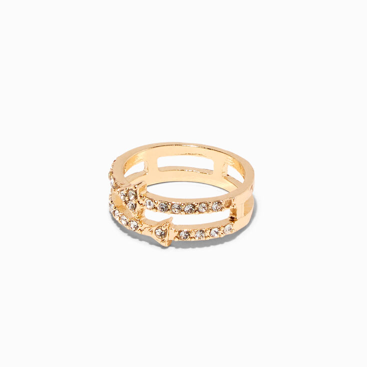 Mixed Metal Geometric Sparkle Rings - 10 Pack,
