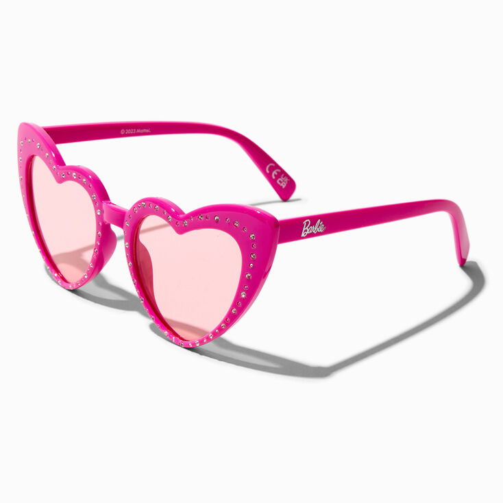Icing Barbie Pink Heart Cat Eye Sunglasses