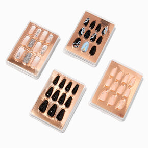 Cool Bling Vegan Faux Nail Set - 4 Pack,