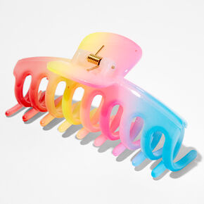 Large Rainbow Ombre Hair Claw,