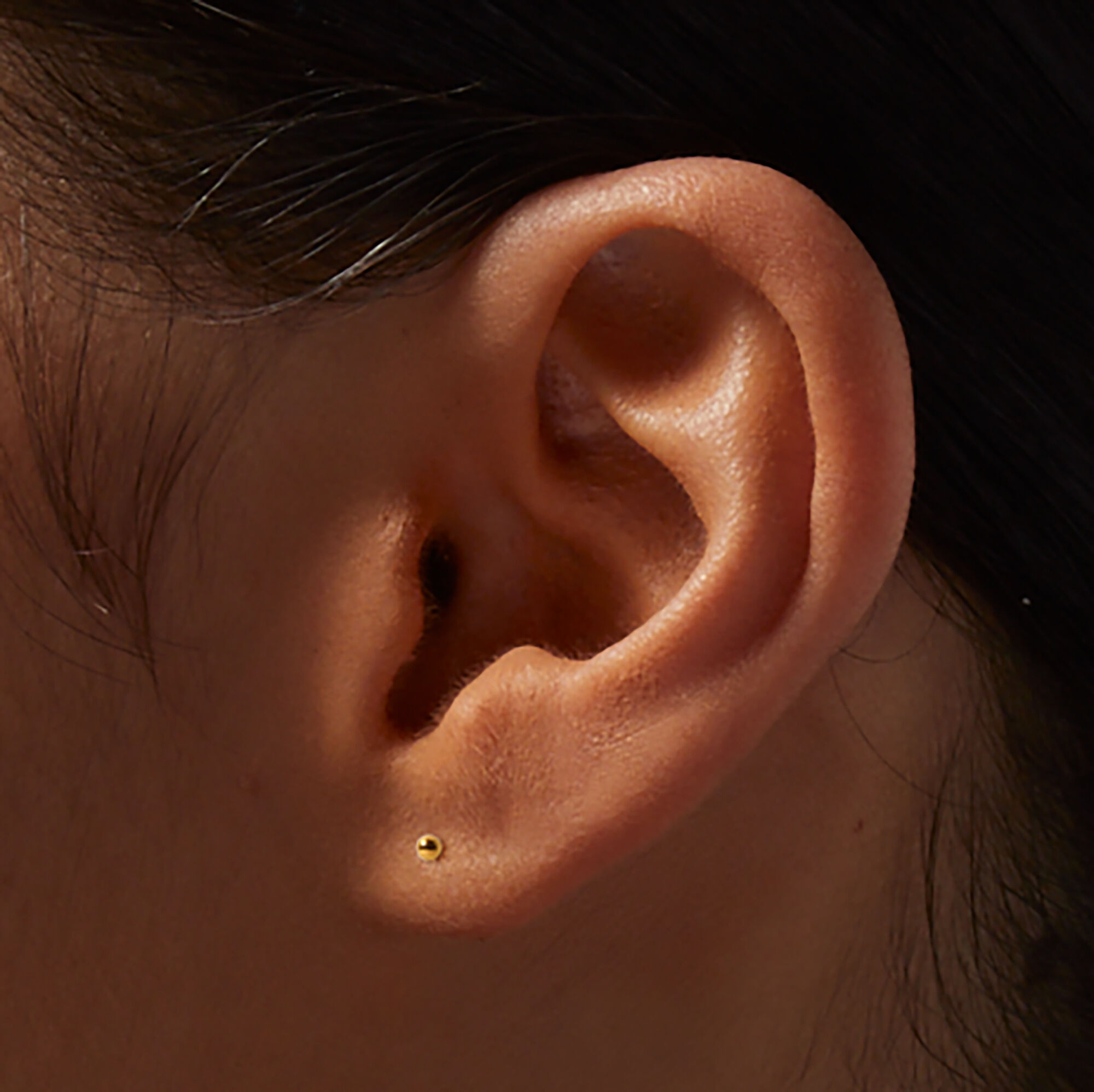 Flat gold outlet circle earrings