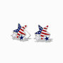 Stars &amp; Stripes Starburst Stud Earrings,