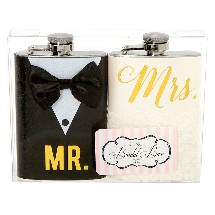 Mr. &amp; Mrs. Flask Set - 2 Pack,