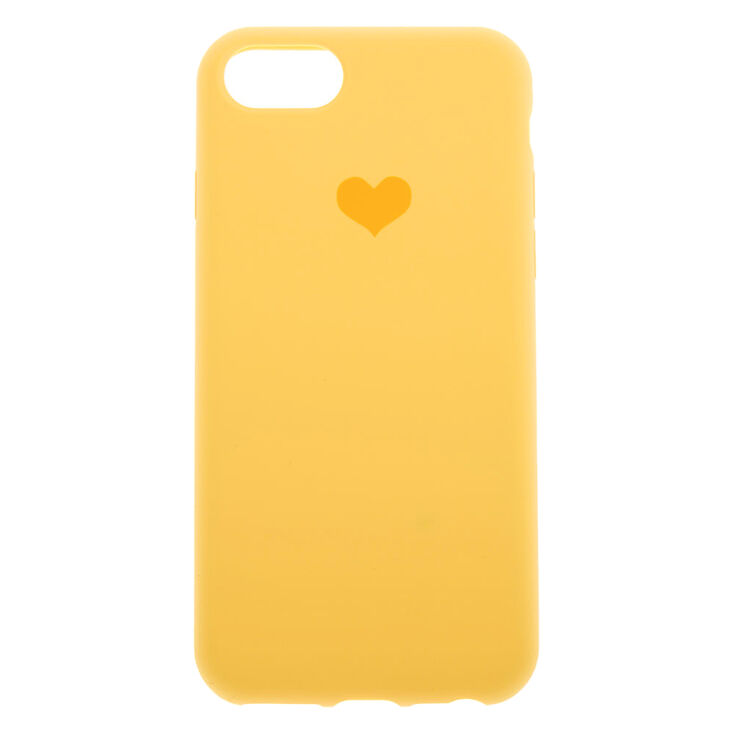 Mustard Heart Phone Case - Fits iPhone 6/7/8/SE,