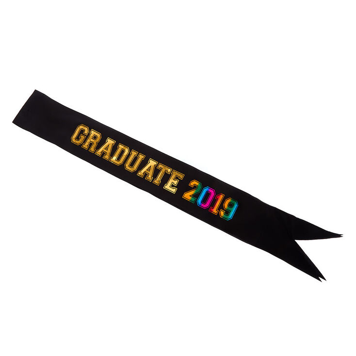 Graduate 2019 Sash - Black,