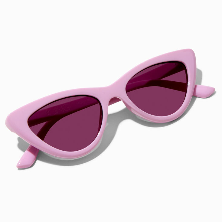 Retro Cat Eye Sunglasses - Blush Pink,