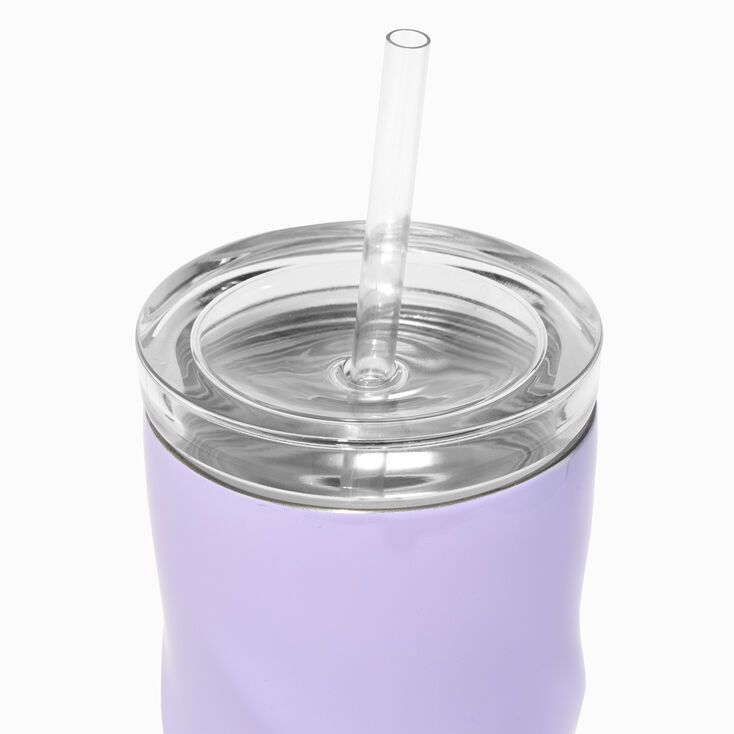 Lavender Twist Plastic Tumbler,