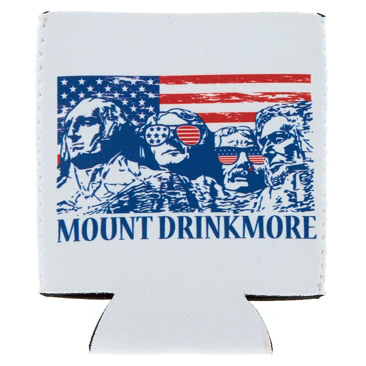 Mount Drinkmore Drink Koozie - White,