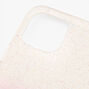 Bright Pink Ombre Caviar Glitter Phone Case - Fits iPhone 12 Pro Max,