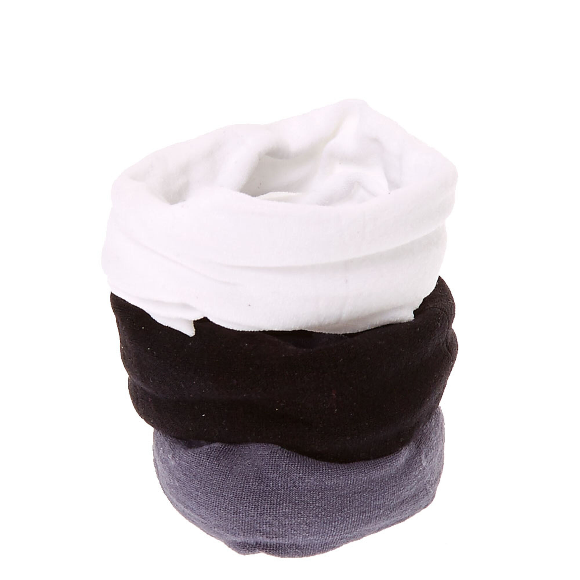 Black Gray White Nylon Hair Ties Icing Us