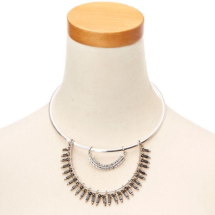 Spike Piece Collar Choker,