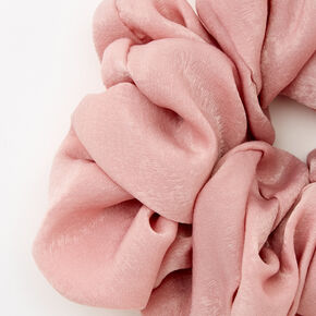 Giant Satin Hair Scrunchie - Blush Pink,