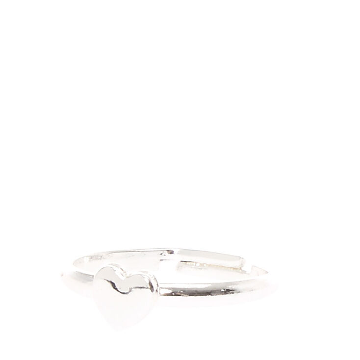 Silver Heart Ring,