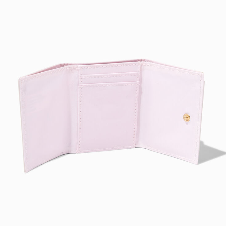 Pink Pastel Marble Trifold Wallet,