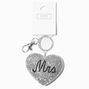 Crystal Heart &quot;Mrs.&quot; Keychain,