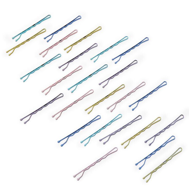 Pastel Rainbow Bobby Pin Cup - 25 Pack,