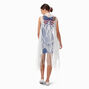 Stars &amp; Stripes Butterfly Long Lace Vest,