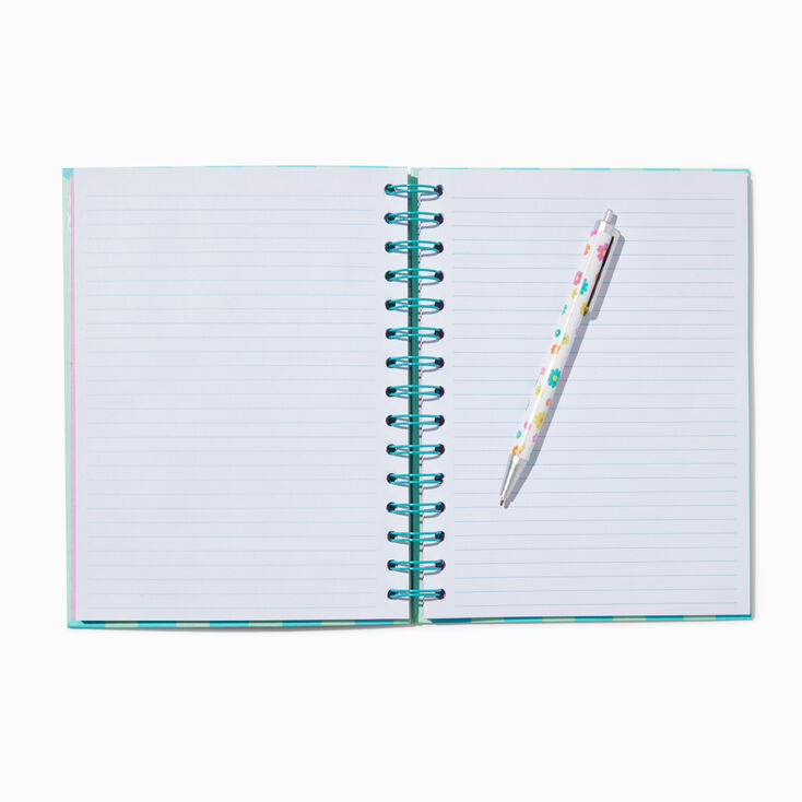 &quot;Vibe&quot; Spiral Notebook with Pen Pouch,