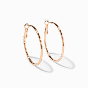 Gold 40MM Hoop Earrings,