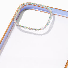 Embellished Clear/Lavender Phone Case - Fits iPhone&reg; 12 Pro Max,