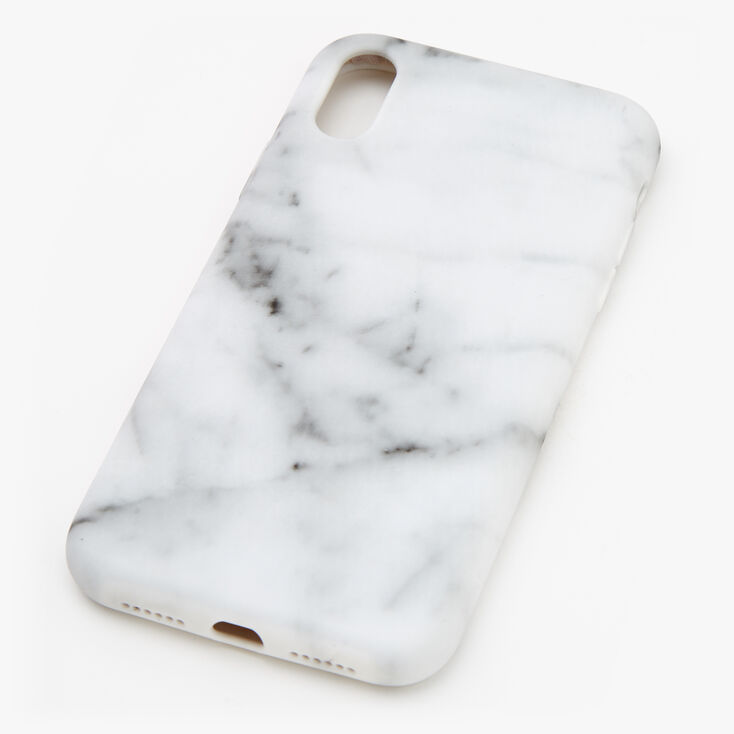 White Marble Protective Phone Case - Fits iPhone XR | Icing US