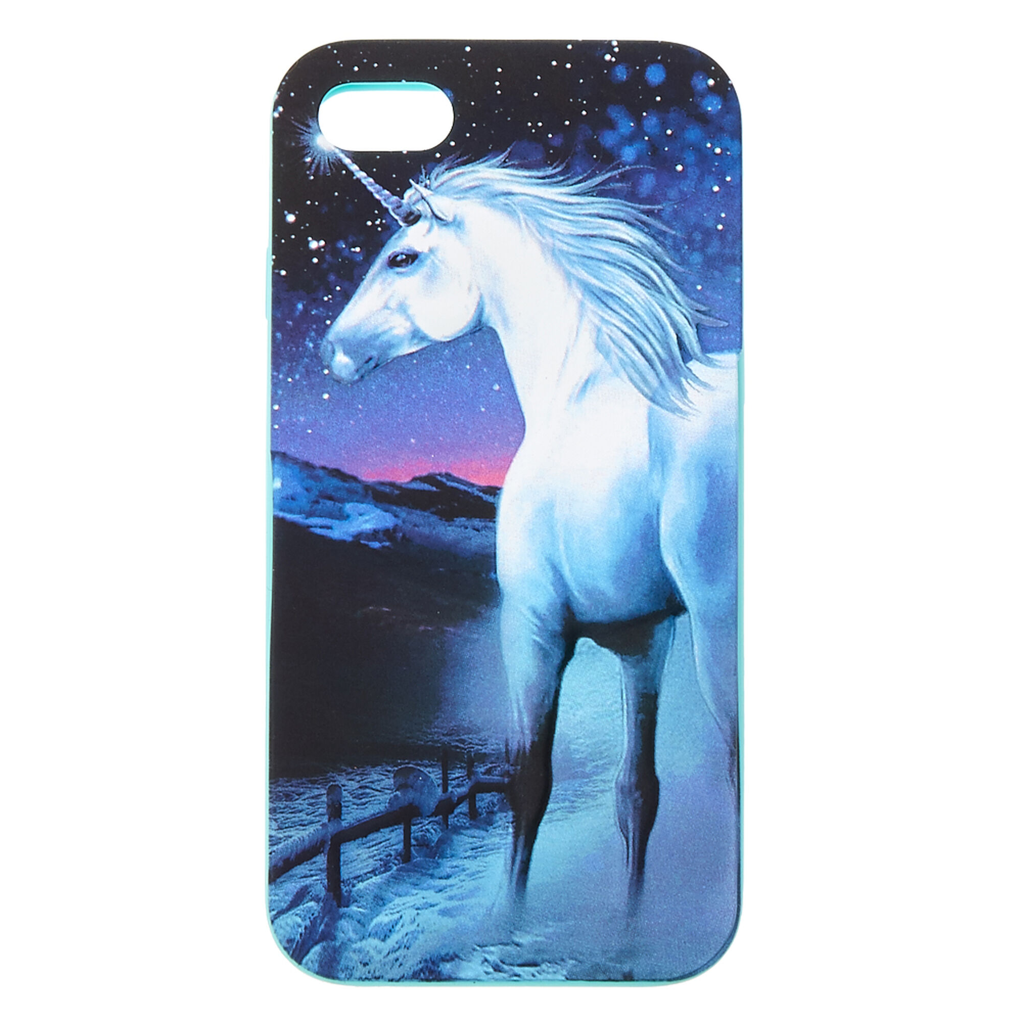 Blue 3d Silicone Unicorn Phone Case Fits Iphone 6 7 8 Se Icing Us