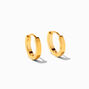 ICING Select 18k Yellow Gold Plated Titanium 8MM Clicker Hoop Earrings,