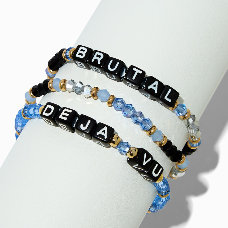 Deja Vu Beaded Stretch Bracelets - 3 Pack,