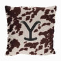 Yellowstone Dutton Ranch Cattle Brand Jacquard Throw Pillow &#40;ds&#41;,