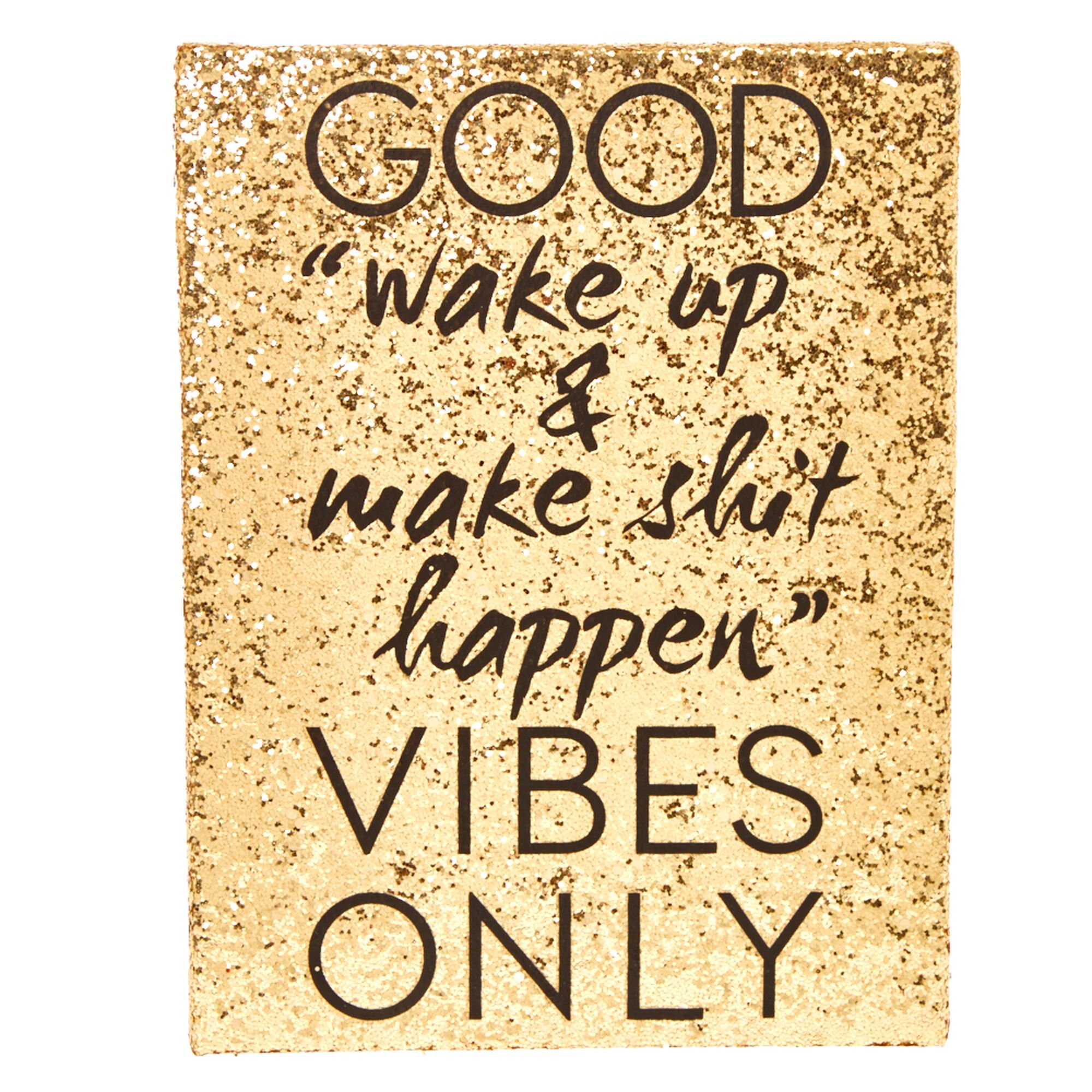 good vibes only wall