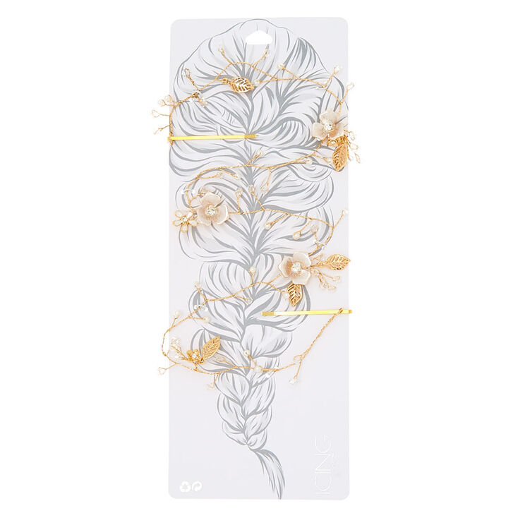 Vintage Flower Garden Hair Swag,