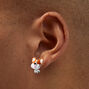 Corgi Face &amp; Butt Clip On Stud Earrings,