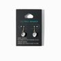Icing Select Sterling Silver Platinum Heart Cubic Zirconia Drop Earrings,