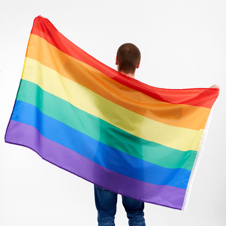 Rainbow Striped Flag,
