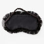 Black &amp; White Polka Dot Quilted Sleeping Mask,