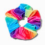 Rainbow Tie Dye Velvet Hair Scrunchie,