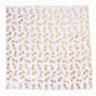 Gold Pineapple Silky Bandana Headwrap,